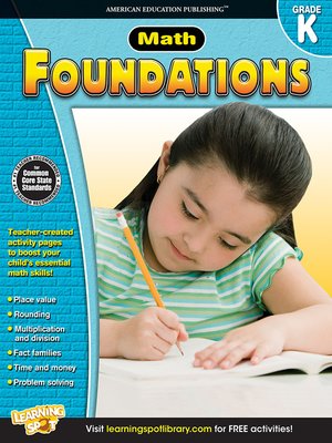 cover image of Math Foundations, Grade K